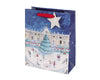 Winter Village Design Medium Christmas Gift Bag