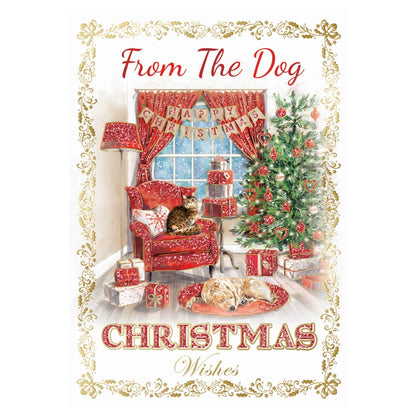 From The Dog Decorative Home Design Christmas Card