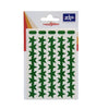 Pack of 135 Stars Green Labels