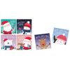 Pack of 30 Cute Characters Design Kids School Christmas Cards