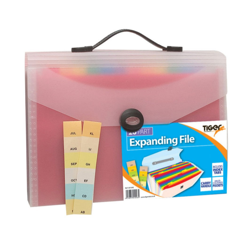 Tiger A4+ 26 Part Expander File– Choice Wholesale
