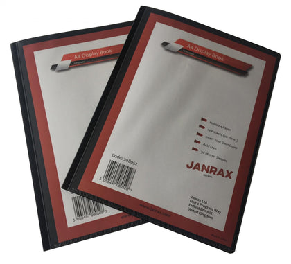 A4 Presentation Display Book 10 Pockets (20 Views) by Janrax