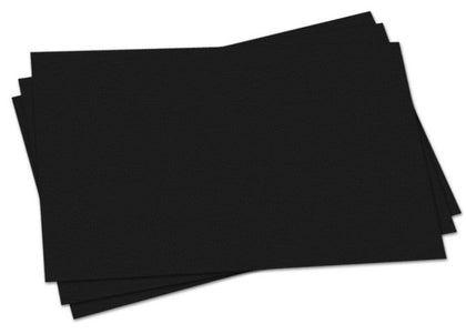 50 Sheets of A3 Black Sugar Paper