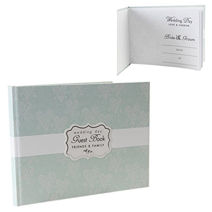 Love & Cherish Pearlised Paperwrap Guest Book