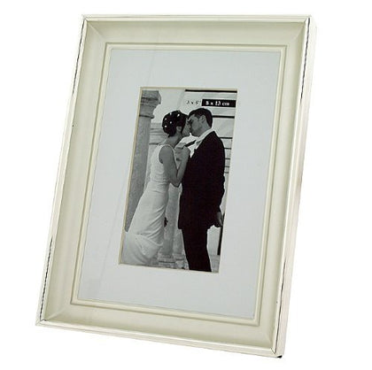 Beautiful Wedding Day Silver Plated Box Photo frame