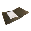Janrax A4 Black Laminated Card 3 Flap Folder with Elastic Closure