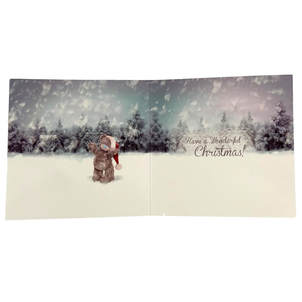 3D Holographic Let It Snow Me to You Bear Christmas Card– Choice Wholesale