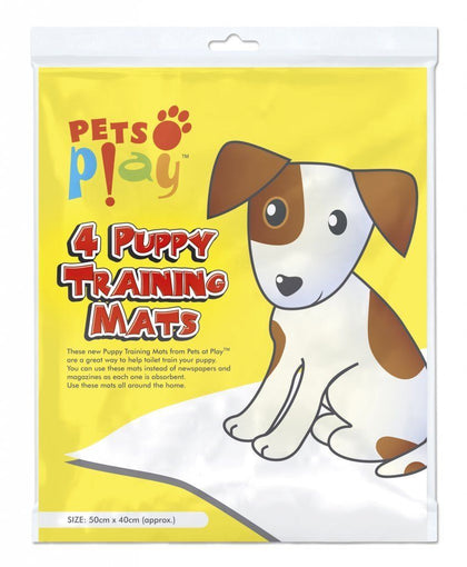 Pack of 4 Puppy Training Mats (50x50xm)
