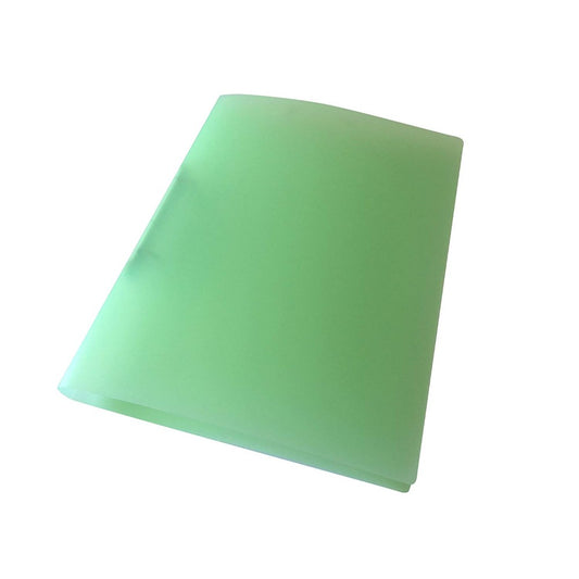 A4 Slim Green Translucent Ringbinder