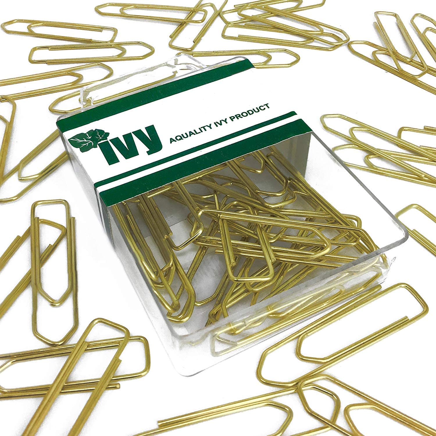 Box of 50 45mm Large Brassed Paper Clips