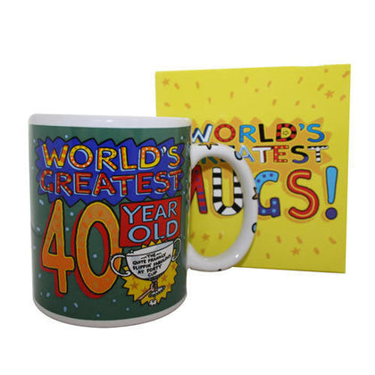 World's Greatest 40 Year Old Mug
