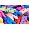 Pack of 50 Assorted Colour Mini Clothes Pegs by Icon Craft