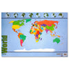 Map Of The World Wall Chart by Clever Kidz