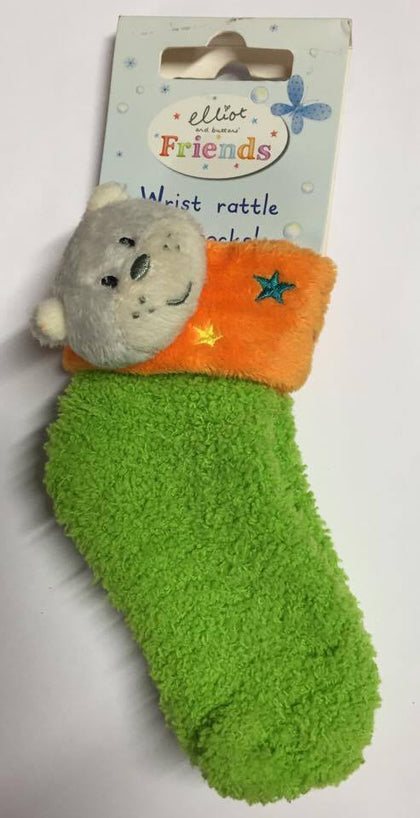 Elliot and Friends Wrist Rattle and Socks