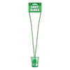 Shot Glass St Patricks Day with 80cm Necklace