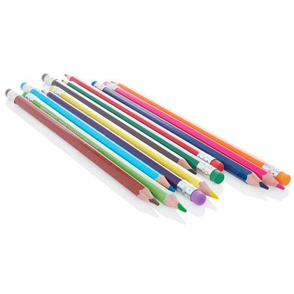Box of 12 Erasable Colouring Pencils by World of Colour