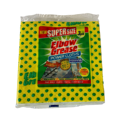 Pack of 3 Elbow Grease Supersize Cloth