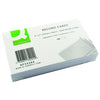 Pack of 100 White 5x3" Feint Ruled Flash Revision Cards