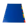 A4 12 Part Polypropylene Dividers with Reinforced Index Cover