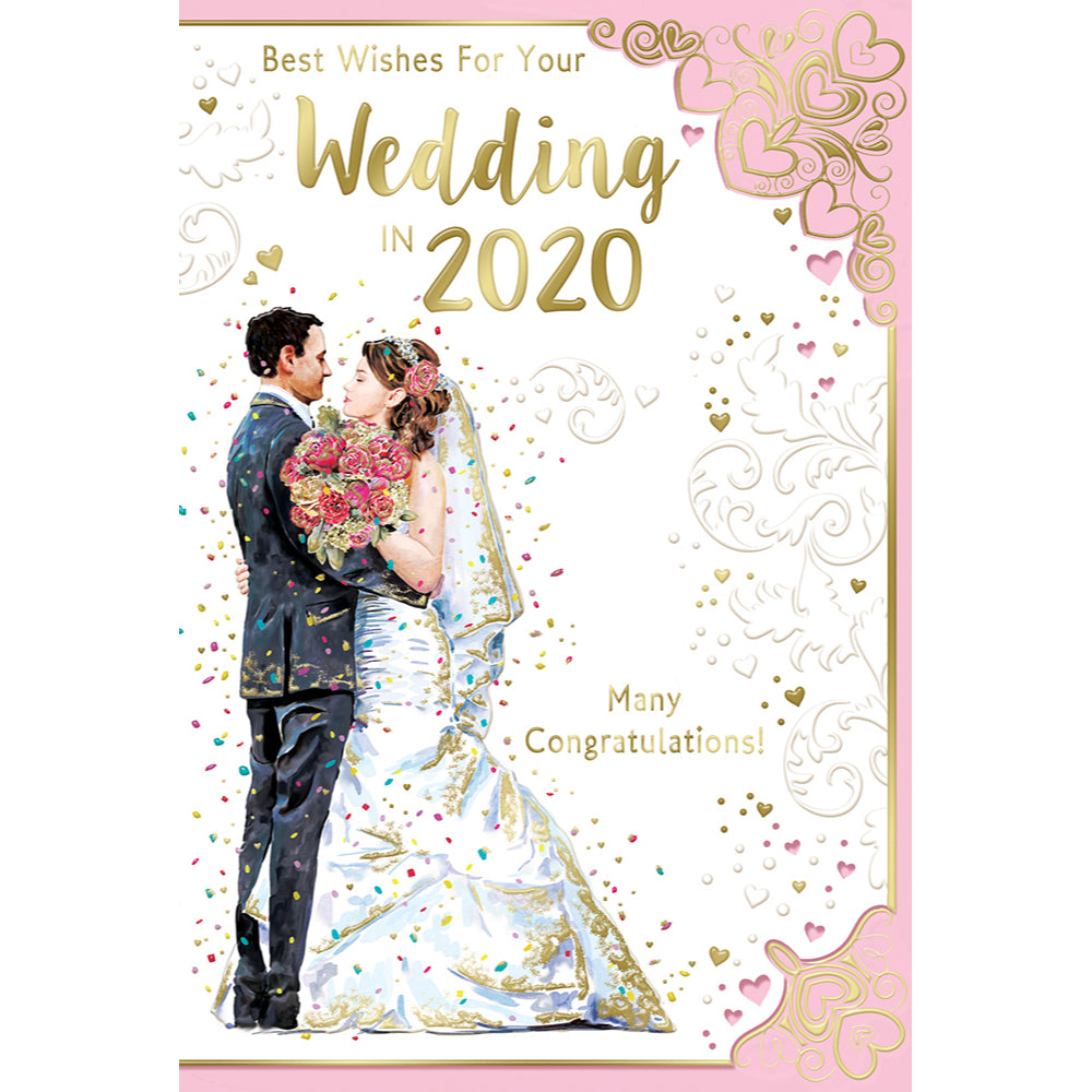 Best Wishes For Your Wedding In 2020 Many Congratulations Celebrity Style Greeting Card