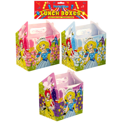 Pack of 6 Lunch Boxes Princess Design