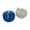 Pack of 24 Blue Pencil Sharpener with Canister Tub Case