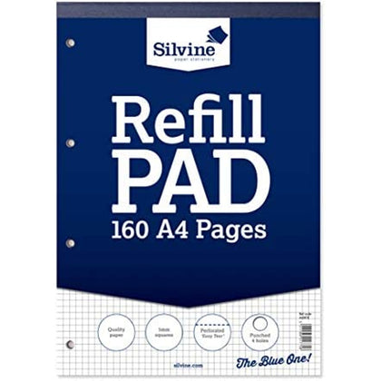 160 pages A4 Refill Pad (210 x 297mm)