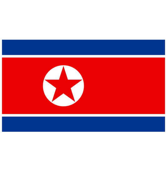 N.korea Flag 5ft X 3ft