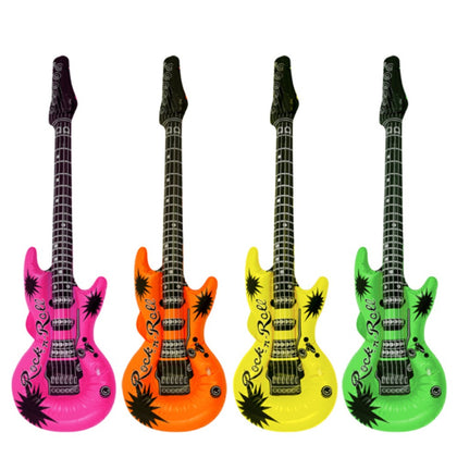 Inflatable Guitar 106Cm Neon