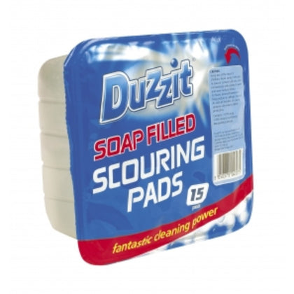 Duzzit Soap Filled Scouring Pads (15 Pack)