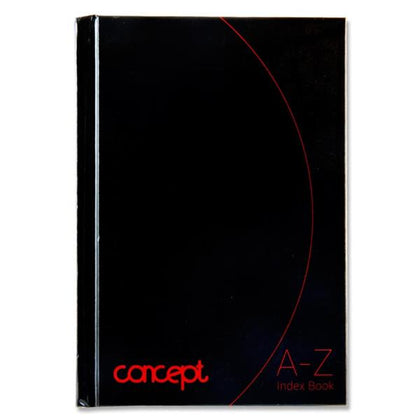 A6 192 Pages A-Z Index Book by Concept