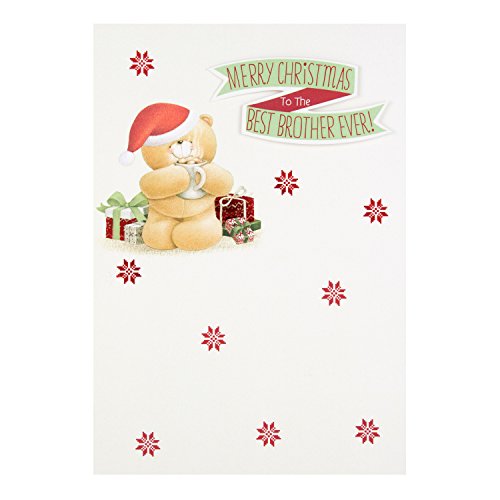 Forever Friends Christmas Card 'For Brother'