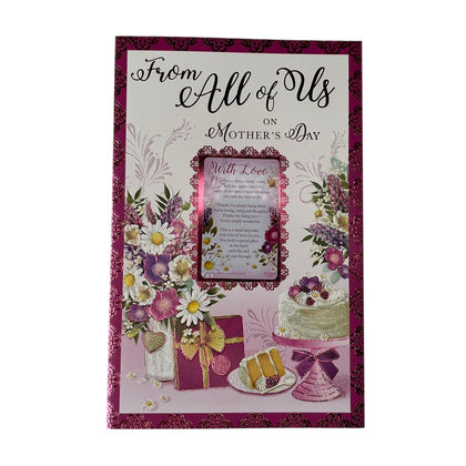 From All of Us Cake And Flowers Design Mother's Day Card