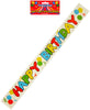 Happy Birthday 89cm Party Banner With Bubble Writing