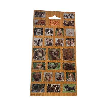 Sheet of 25 Dog Stickers