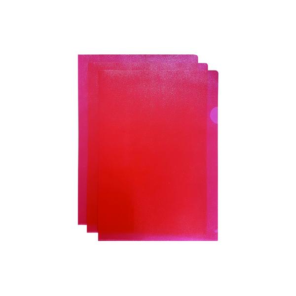 Pack of 100 A4 Red Cut Flush Folders– Choice Wholesale