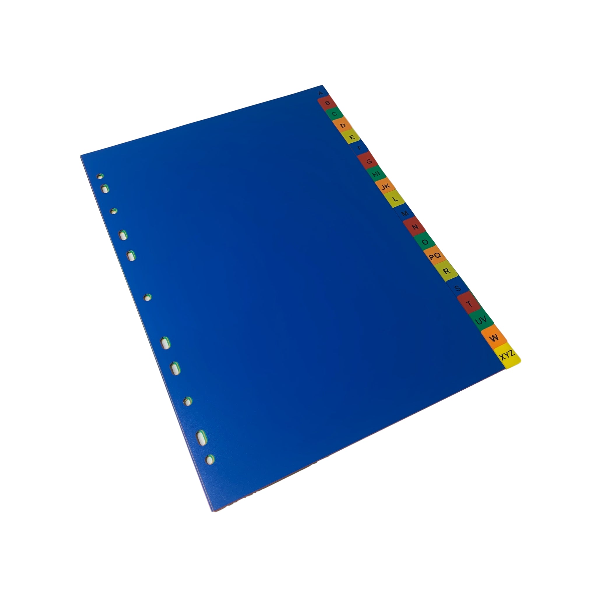 A4 A-Z 20 Part Polypropylene Dividers with Reinforced Index Cover