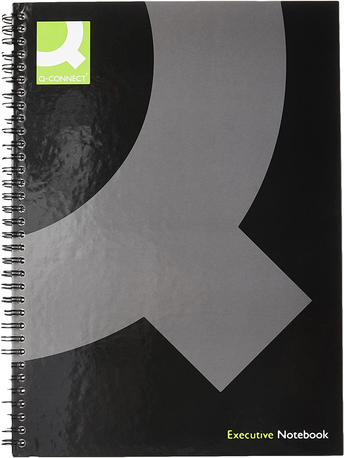 Pack of 3 A4 Black Hardback Wirebound Books