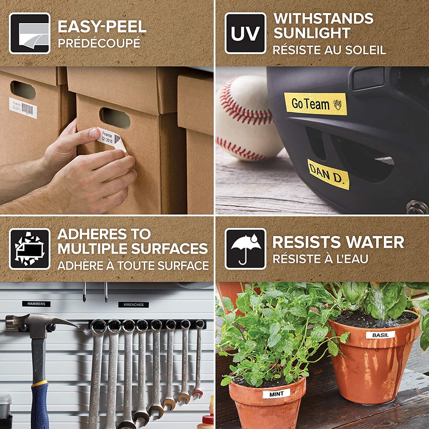 Dymo 45018 D1 LabelMaker Tape 12mm x 7m Black on Yellow S0720580