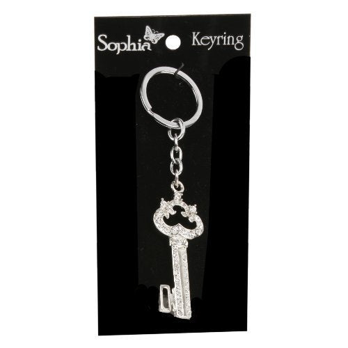 Female Keyring Gift For Her - Key with Clear Crystals– Choice Wholesale