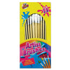 Pack of 12 Artist Natural Bristle Brushes