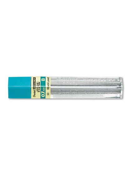 Tube of 12 Pentel 0.7mm B Hi Polymer Super Pencil Leads