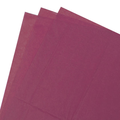 Pack of 480 Sheets 500x750mm Burgundy Tissue Paper