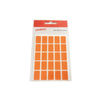 Pack of 125 Orange 12x18mm Rectangular Labels - Adhesive Stickers