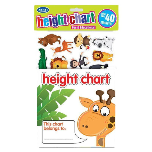 Height Chart with Stickers