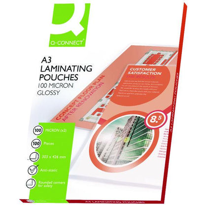 Pack of 100 A3 200 Micron Laminating Pouches