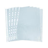 Pack of 100 50 Micron A4 Clear Polypropylene Punched Pockets