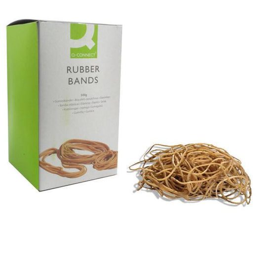 Q-Connect Rubber Bands No.19 88.9 x 1.6mm 500g