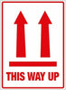 This Way UP Self-Adhesive Sticker