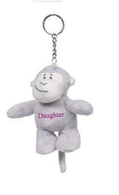 Daughter Morris Monkey Keyring